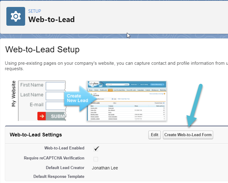 Salesforce web-to-lead forms