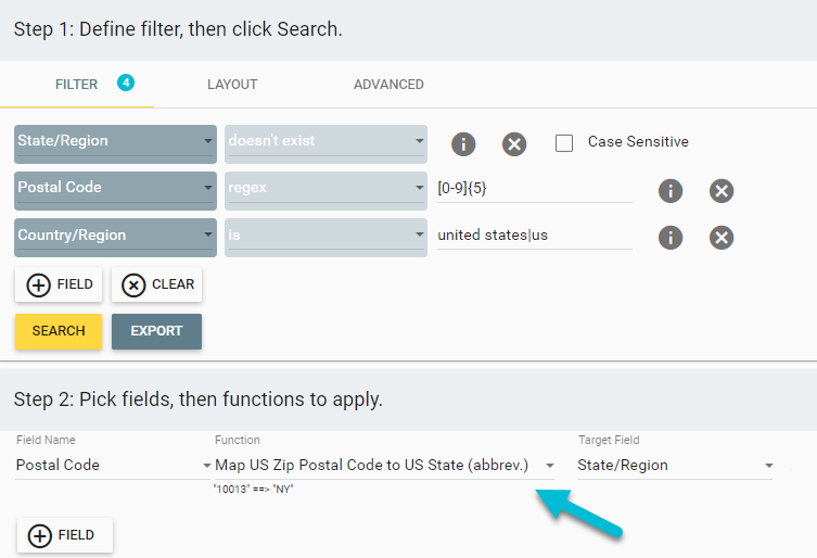 formatting and standardizing  in Insycle