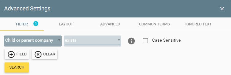 Filtering out tagged child or parent company records in Insycle