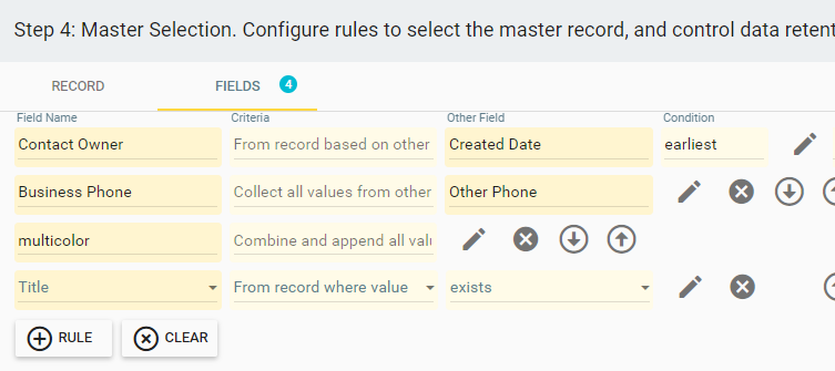 custom merge rules