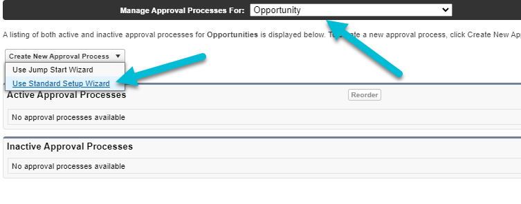 use standard setup wizard