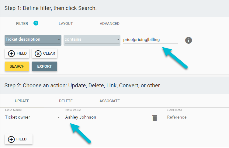 Routing tickets based on the ticket description with Insycle