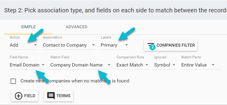 association options