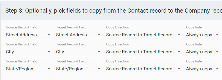 copy fields during association