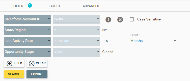 Filtering CRM data in advanced ways with Insycle