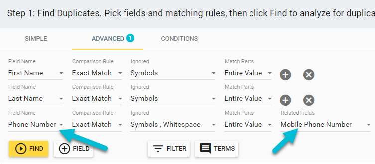 matching HubSpot duplicates using related fields