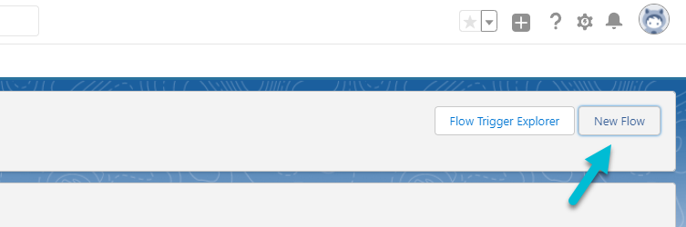 create new flow in salesforce
