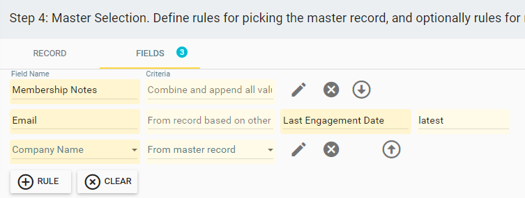 Choosing data to retain after merging on a field-by-field basis with Insycle