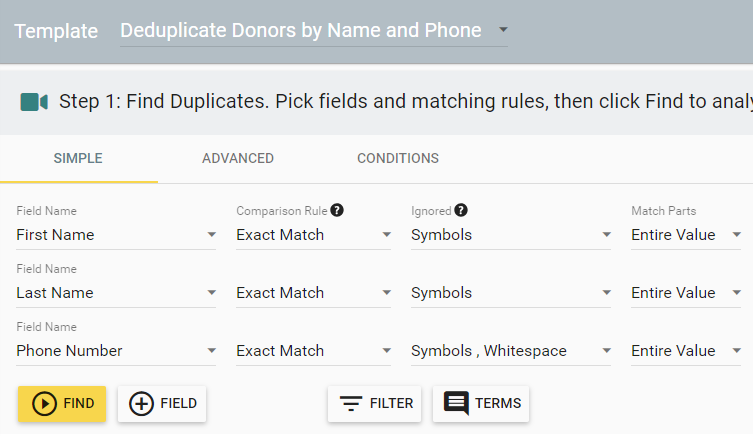 Insycle-deduplicate-donors