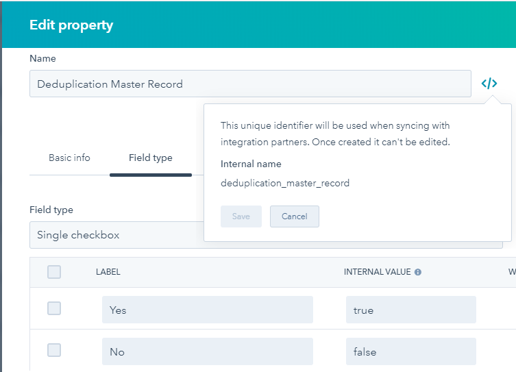 dedup-field-hubspot