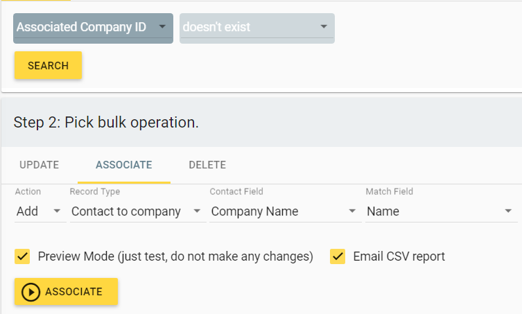 bulk crm association